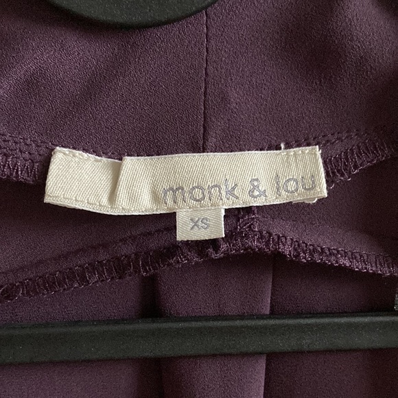 Monk and Lou Plum Kimono / Wrap - Picture 2 of 4